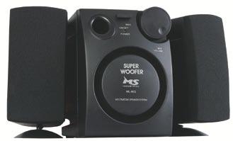 M.S.: Woofer: 8W, Сателити: 3Wx4, ВКУПНО: 20W Фреквентен опсег: 20Hz-20KHz Импенданса: 4 0hm Влезна осетливост: 500mv Шифра на артиклот: 0231105 302,00 ден Без ДДВ: 255,93ден MS ML-2050