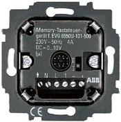Pre alebo LED s elektronickým predradníkom s rozhraním 1-10 V DC. V kombinácii so snímačom prítomnosti Präsenz tech umožňuje udržiavať nastavenú hladinu osvetlenia v miestnosti. Max.