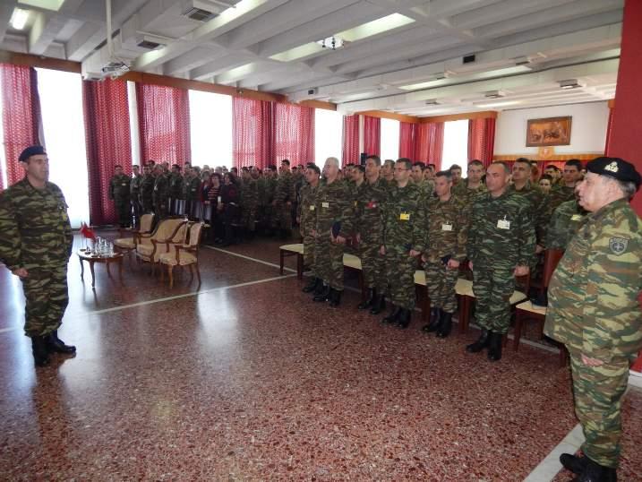 α Υ/ΓΕΣ Αντιστράτηγος Ανδρέας Ηλιόπουλος, οι τοπικές Θρησκευτικές, Πολιτικές και Στρατιωτικές Αρχές, καθώς και λοιποί φορείς της πόλης της Χαλκίδας και της Αντιπεριφέρειας Ευβοίας.