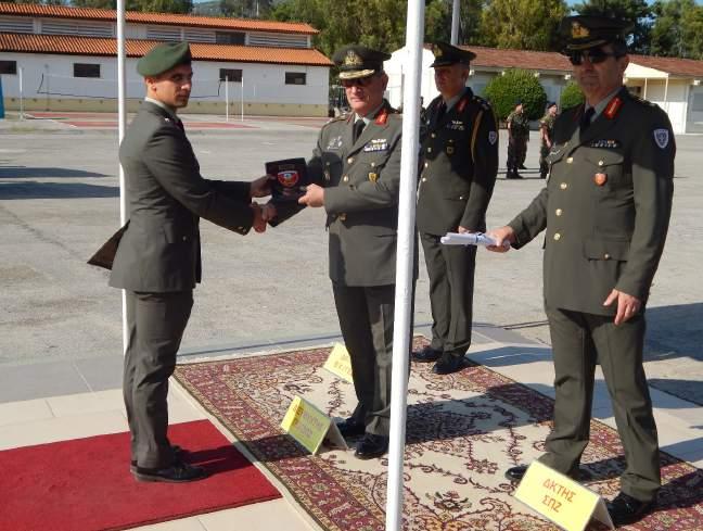 Σχολής Πεζικού, στη Χαλκίδα, η τελετή αποφοίτησης των Ανθυπολοχαγών Τάξεως 2014, του Τμήματος Βασικής Εκπαίδευσης και