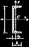 2 cm 2 c x =4.97cm c y =2.50cm 54. Да се определи интензитетот на товарот q=? за носач товарен како на скицата, ако дозволеното напрегање е σ = 160 MPa.