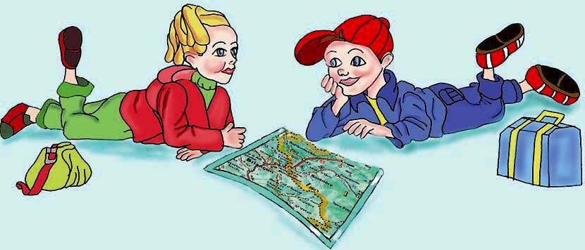 Ο τίτλος του χάρτη Εικόνα 3.2: Παιδιά σκυμμένα στο χάρτη σχεδιάζουν εκδρομή Συζητήστε ποιους χάρτες θα χρειαστείτε, για να σχεδιάσετε το πρόγραμμα μιας εκπαιδευτικής εκδρομής στην Πελοπόννησο.