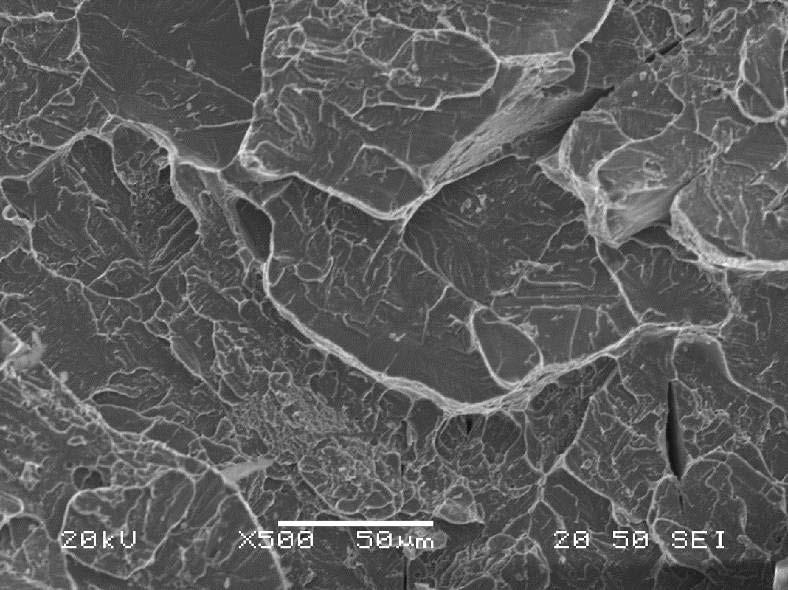 Ηλεκτρονικό Μικροσκόπιο Σάρωσης Εικόνα 56 Επιφάνεια θραύσης συγκόλλησης πάχους