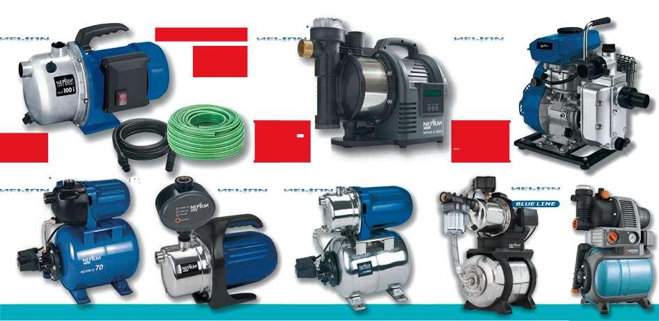 1 2 3 Ponorné né čerpadlá Mel 1 NEPTUN NPTP-E 6000 2 NEPTUN NPTP-E 5000 3 GARDENA COMFORT 6000/ 5 AUTOMATIC 1 2 3 4 Záhradné čerpadlá na čistú vu Mel 1 NEPTUN NCGP-E
