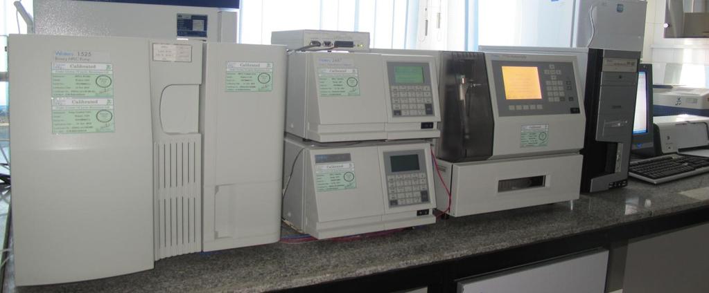 مشخصات دستگاه HPLC موجود در آزمایشگاه : Model: Breeze, Company: Waters Corporation, USA مشخصات پمپ دستگاه : Waters 1525 Binary HPLC Pump Parameter Programmable Flow Rate Range 100-µL heads Maximum