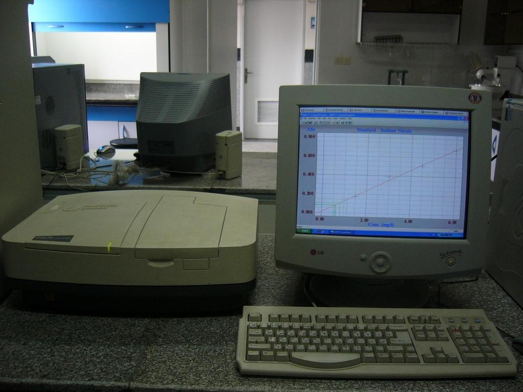 مشخصات دستگاه اسپکتروفتومترمرئی و فرابنفش در آزمایشگاه : Model: Ultrospec 4000, Company: Pharmacia Biotech, ENGLAND Parameter Wavelength Range Spectral Band Pass Width Wavelength Accuracy Wavelength