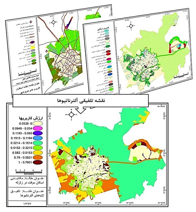 4 تحلیل مکنگزینی ستقرر نسنی در شریط بحرنی....5.4. کلس. شمل کربریه ی درمنی نظمی آمزش تأسیست. تجری دری خدمت شهری 2. تجهیت شهری 6. کرگهی صنعتی 7. دری نتظمی 8. مسکنی. شکل 5.
