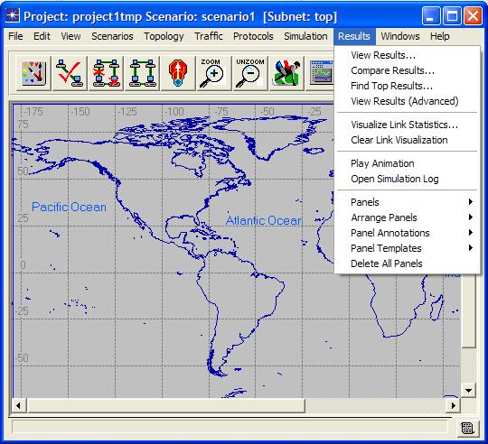 1.4.8 Results Menu Εικόνα 1-17 Results Menu View Results: Επιθεώρηση Αποτελεσμάτων. Compare Results: Σύγκριση των αποτελεσμάτων διαφορετικών σεναρίων.