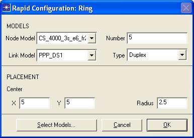 παράθυρο, Configuration: Ring, και πατάμε OK.