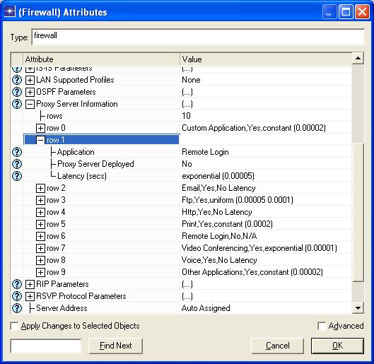 Εικόνα 4-11 Setting up the Firewall 4. Αναθέστε τις IP διευθύνσεις σε όλα τα Interfaces: Από τον Project Editor, Protocols IP Addressesing Auto-Assign IP Addresses. 5.
