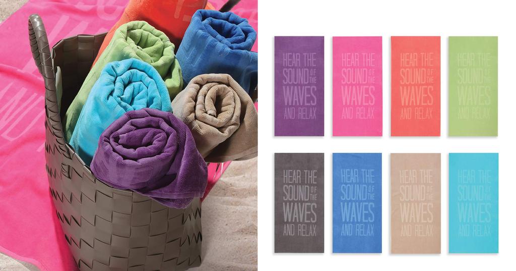 Fashion Unicolor 80x160 Πετσέτες θαλάσσης ζακάρ βελουτέ 80x160, 100%