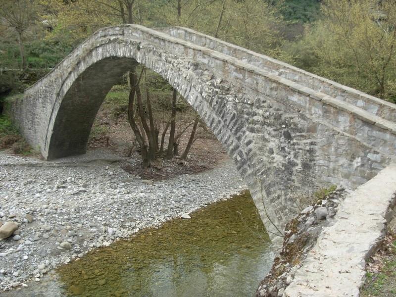 Γεφυρώνει ένα ρέμα που καταλήγει στον Αχελώο ποταμό, είναι μονότοξο με άνοιγμα τόξου 19,00 μ.