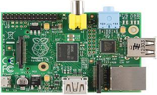Διαθέτει 512 MB RAM, 26 GPIO Pins, δύο θύρες USB, μία θύρα HDMI, μία έξοδο για video, μία έξοδο για ήχο, μία επαφή σύνδεσης