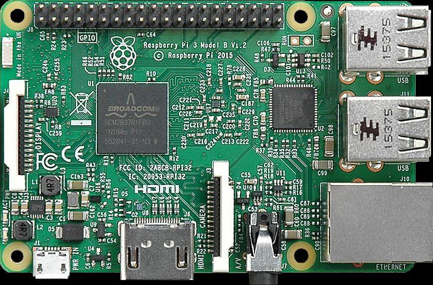 2GHz 64-bit, 40 GPIO Pins, 1GB RAM, τέσσερις θύρες USB, μία θύρα HDMI, μία θύρα Ethernet, μία επαφή σύνδεσης με οθόνη, μία επαφή σύνδεσης με κάμερα, μια ενιαία θύρα για video και ήχο καθώς και