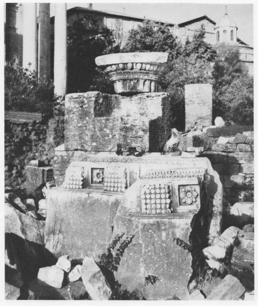 Forum Romanum: αρχιτεκτονικά