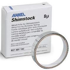 HANEL Shimstock Foil 8μ. Λαβίδες Ακριβείας 4-21-006 HANEL 13,10 ( ) 4-21-007 HANEL 24,20 ( ) Shimstock Foil 8μ.: Μεταλλικό φύλλο ελέγχου σύγκλεισης χωρίς χρωματική επικάλυψη. 8 mm x 5 m.
