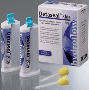 DETAX Detaseal hydroflow xlite REGULAR DRALA οξυφωσφορική 4-07-057-41 2741 DETAX 39,60 ( ) 4-58-090 4104 DETAX 15,80 ( ) Λεπτόρευστη σιλικόνη προσθήκης.