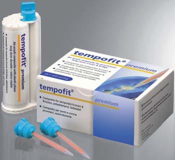 Loc: Ρητινώδες διάφανο εμφρακτικό υλικό για αισθητική έμφραξη Tempofit Premium Tempolink Clear 4-54-035-01 3248 DETAX 79,60 ( ) 4-54-058 2593 DETAX 34,00 ( )