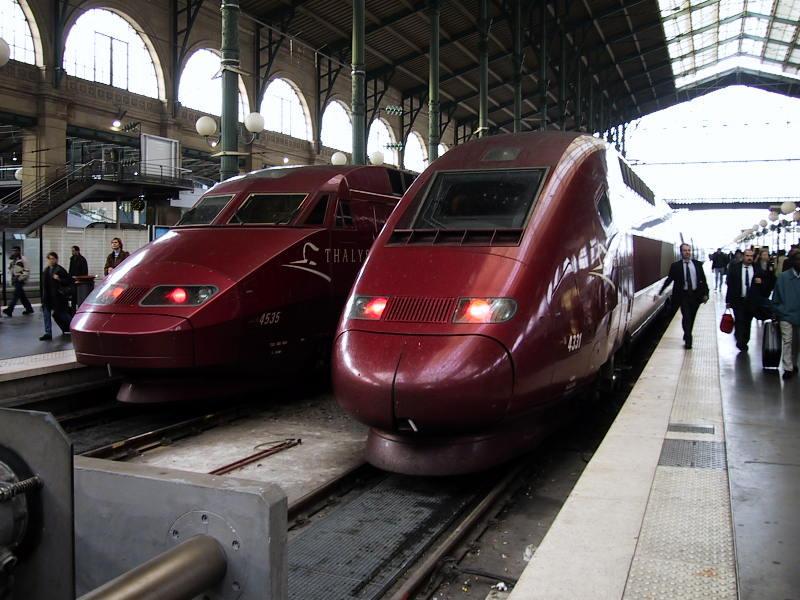 Εικόνα 9) TVG Thalys στο σταθμό Gare du
