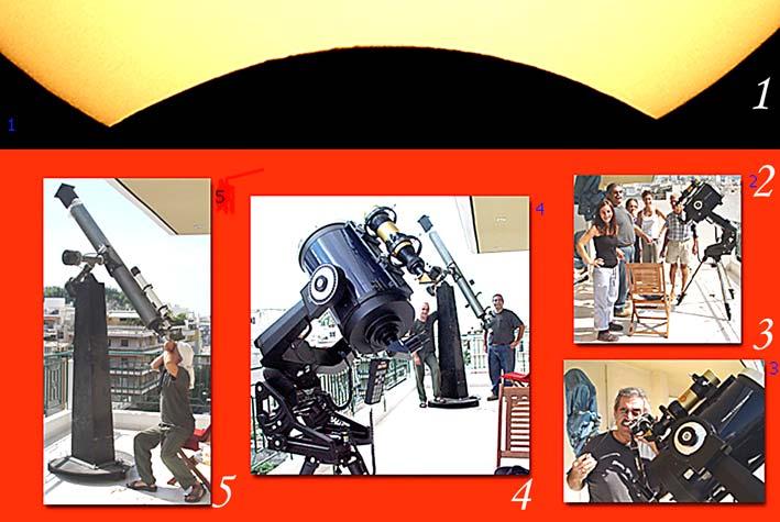 Στέλλας Ι. / Δραστηριότητες του Σ.Ε.Α από 1/7/2004 έως 31/7/2006. 3 Οκτωβρίου 2005: Μερική έκλειψη Ηλίου.