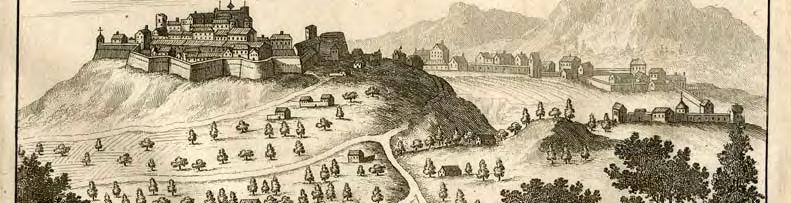 Το κάστρο του Αγίου Γεωργίου (Fortezza di Cefalonia), πρωτεύουσα της Κεφαλονιάς, κατά την περίοδο Φραγκοκρατίας Ενετοκρατίας (Αρχείο Κ. Ι. Λ. Μ. Κεφαλονιάς).