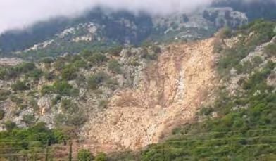 Οι συνεχιζόμενες παρεμβάσεις και πυρκαγιές, που απογυμνώνουν τις πλαγιές των βουνών, έχουν και άμεσες επιπτώσεις στο ανθρωπογενές περιβάλλον.