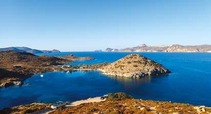 A path to a dream by George Mallis, High school teacher 37 The closed, picturesque bay in Patrikia, invisible from afar, with its coves, its tiny beaches and the remaining foundations of an ancient