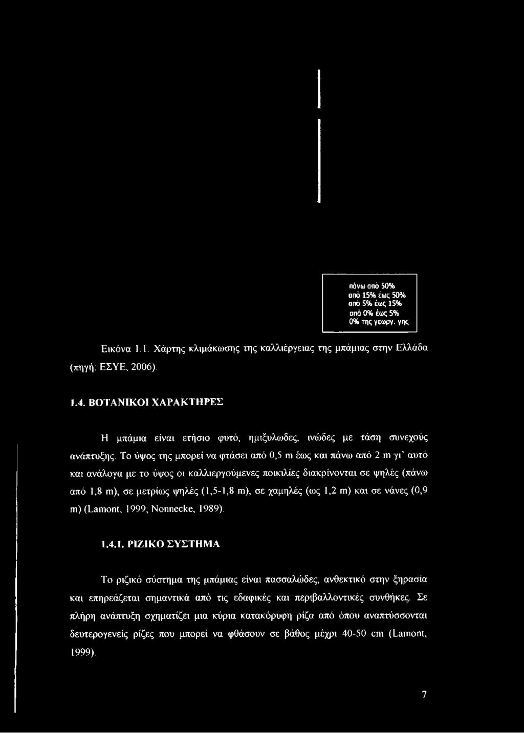 Το ύψος της μπορεί να φτάσει από 0,5 γπ έως και πάνω από 2 ιυ γι αυτό και ανάλογα με το ύψος οι καλλιεργούμενες ποικιλίες διακρίνονται σε ψηλές