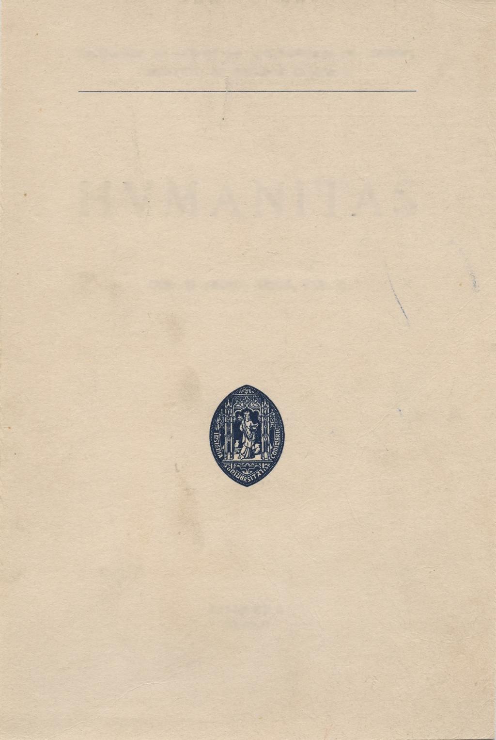 FACULDADE DE LETRAS DA UNIVERSIDADE DE COIMBRA INSTITUTO DE