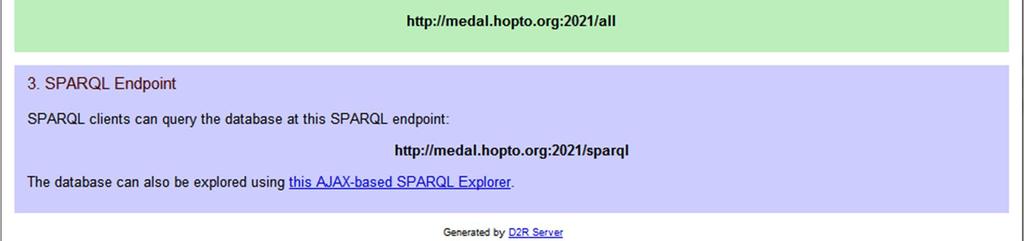 Εικόνα 28: ο D2R server του meducator.