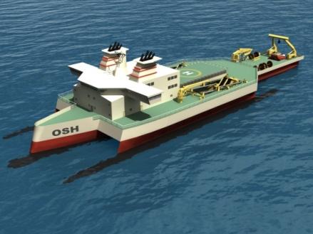 (µικρών σκαφών πολλαπλών χαρακτηριστικών) που συνδυάζουν τη δράση τους µέσα από την εφαρµογή νέων τακτικών σµήνους Oil Sea Harvester OSH Σχεδίαση,