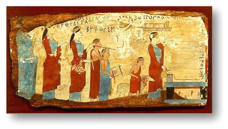 Ο χωρισμός των Μυστηρίων Τα δρώμενα κατά τα οποία γινόταν αναπαράσταση της ιστορίας της Δήμητρας και της Περσεφόνης, καθώς και της αρπαγής της τελευταίας από τον Άδη και της περιπλάνησης της μητέρας