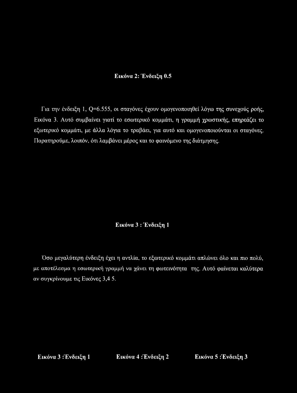 σταγόνες. Παρατηρούμε, λοιπόν, ότι λαμβάνει μέρος και το φαινόμενο της διάτμησης.