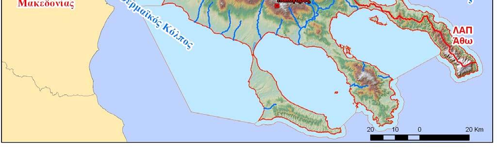 Διασυνοριακή Λεκάνη Απορροής Αξιού: Ο Αξιός είναι ένα τετρα-εθνές ποτάμι που μοιράζεται μεταξύ της Ελλάδας, τη Βουλγαρίας, της ΠΓΔΜ και της Σερβίας.