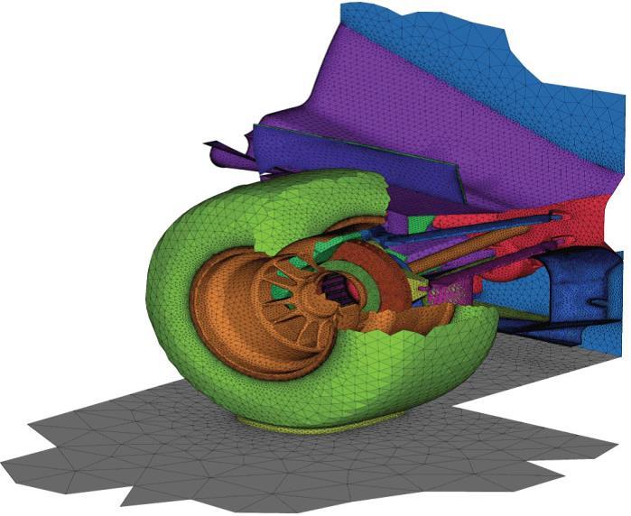 5.2 ICEM CFD Εικόνα 5.2: Πλέγμα δημιουργιμένο στο ICEM CFD Το ICEM CFD είναι ένα λογισμικό δημιουργίας πλεγμάτων, ή αλλιώς ένα λογισμικό meshing.