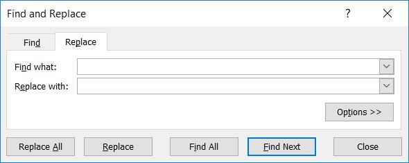 14. Χρήση του Find / Replace Σε αυτή την ενότητα θα συζητήσουμε πως μπορείτε να χρησιμοποιήσετε το εργαλείο εύρεσης και αντικατάστασης στο Microsoft Excel 2010 για να εντοπίσετε κείμενο στο φύλλο