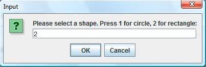 displayshapedata(); // calculate and display circumference System.out.println("shape perimeter: " + s.perimeter()); // calculate and display area System.out.println("shape area: " + s.