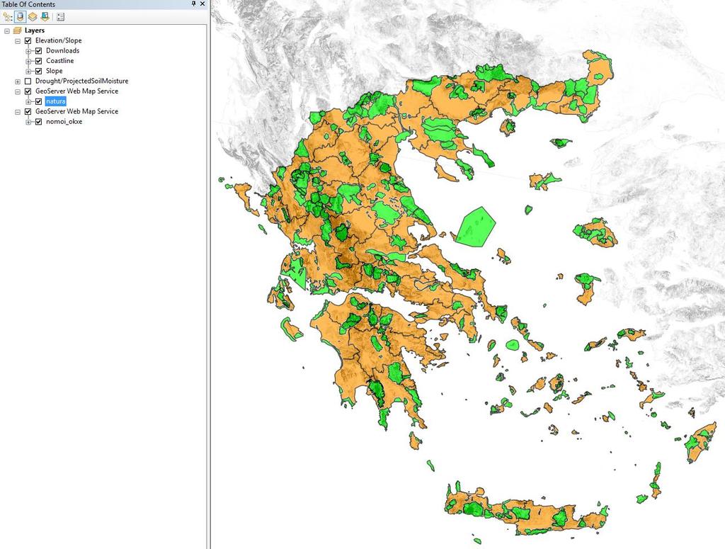 κάνουμε επικόλληση (paste) στο add wms