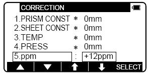 Dacă apăsaţi ENT veţi reveni în modul A - domeniul valid de presiuni care se pot introduce este 600 1120 hpa (420 840 mmhg) - dacă în Initial Setting 1 s-a setat Atmospheric Correction pe valoarea 1.