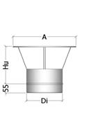 ELEMENTI LINEARI STRAIGHT ELEMENTS NI 091: ELEMENTO LINEARE (940mm) STRAIGHT CHIMNEY SECTION (940mm) Elemento essenziale di un camino o di un canale da fumo Main component either of the