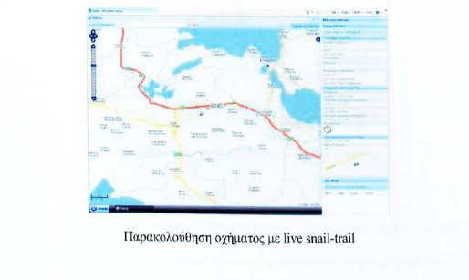 του οχήµατος µε µια ακολουθίαγραµµών πάνω στον χάρτη. 3.1.