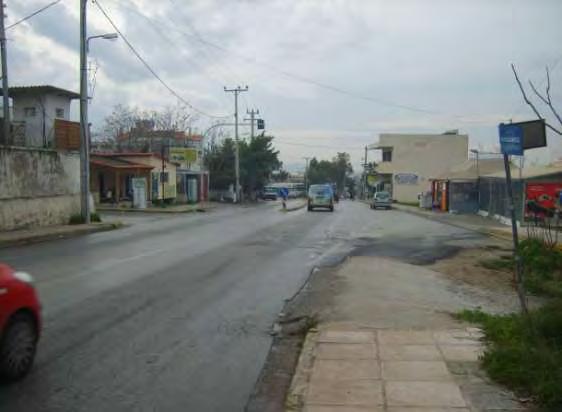 στις 06-09-2013 Εικόνα 34: Πεζοδρόμιο σε οδό ταχείας