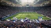 To γήπεδο της FC Schalke και το γήπεδο του Ajax.