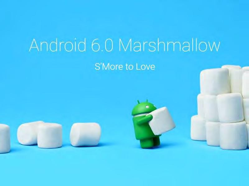 1.3.12 Android 6.0 Marshmallow Κυκλοφόρησε τον Οκτώβριο του 2015 και αποτελεί την πιο πρόσφατη αναβάθμιση του Android.
