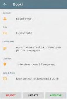 αίτημα στάλθηκε, ο χρήστης στον οποίο το αίτημα