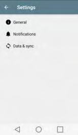 5 SETTINGS Στην οθόνη με τις ρυθμίσεις μπορεί ο χρήστης να αλλάξει