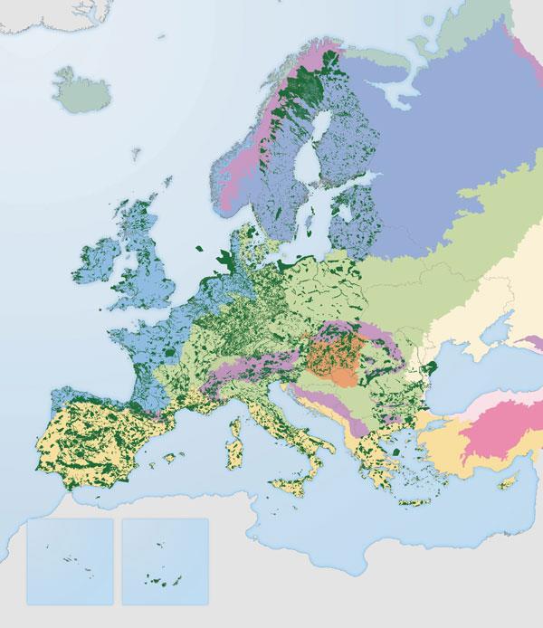 Το Δίκτυο NATURA 2000 στην Ευρώπη Σε επίπεδο Ε.Ε. υπάρχουν 26.