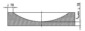 0(mm) H προεξοχή h πρέπει να ελέγχεται από δύο τουλάχιστον σταθερά σημεία μέτρησης, όπου το προστατευτικό για τη διάβρωση της επίστρωσης δε θα ξεπερνά τα 300mm.