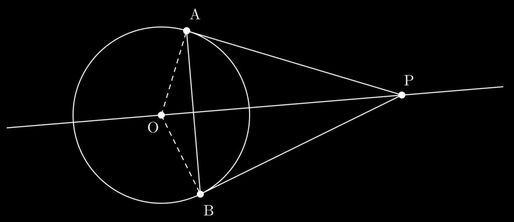 ΠΡΟΤΑΣΕΙΣ 1. Η ακτίνα που καταλήγει στο σημείο επαφής είναι κάθετη στην εφαπτομένη. 2. Τα εφαπτόμενα τμήματα από εξωτερικό σημείο ενός κύκλου είναι ίσα. 3.