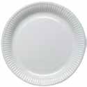 40677 Φαγητού 23 cm 2,60 2,47 Πιάτα χάρτινα Λευκά Kωδ.